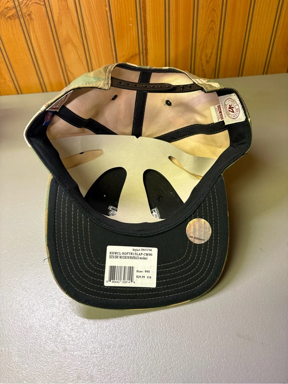 47 Brand Camo Nets Snapback Hat - Green, Brown, Tan